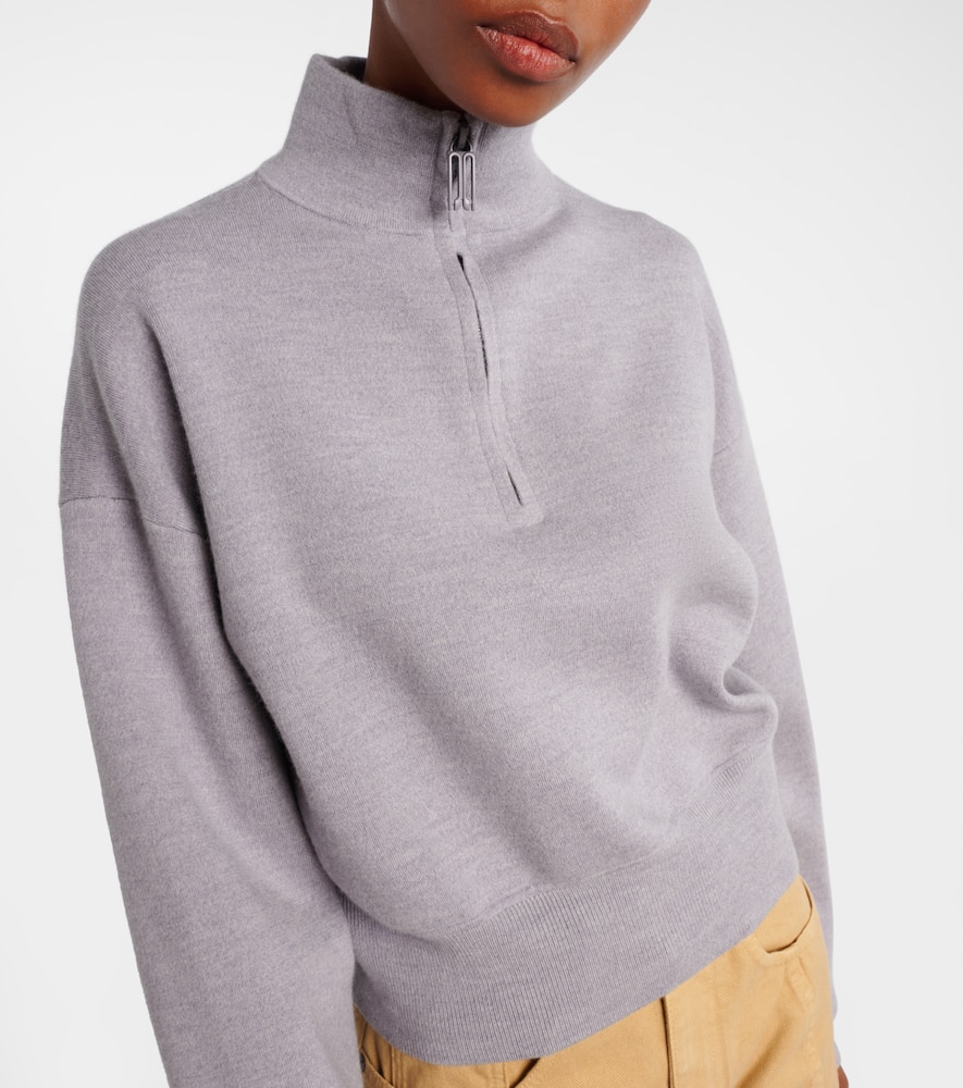 Victoria Beckham Pullover Aus Einem Wollgemisch In Gray