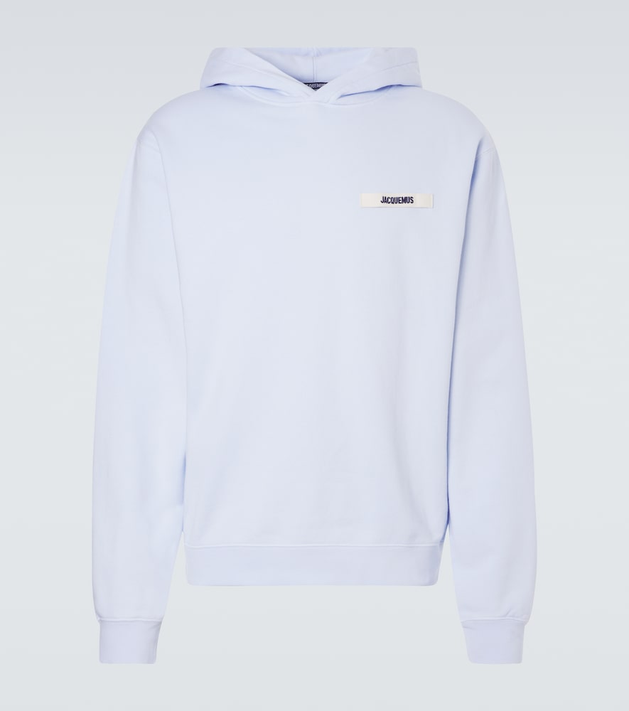 JACQUEMUS Jacquemus Gros Grain logo cotton hoodie　Jacquemus Gros Grain ロゴ コットン パーカー