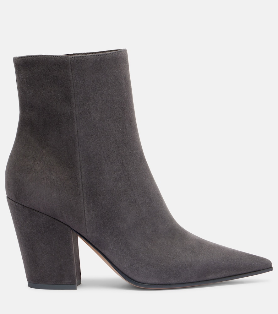 Gianvito Rossi Keinna 85 Suede Ankle Boots In Multi