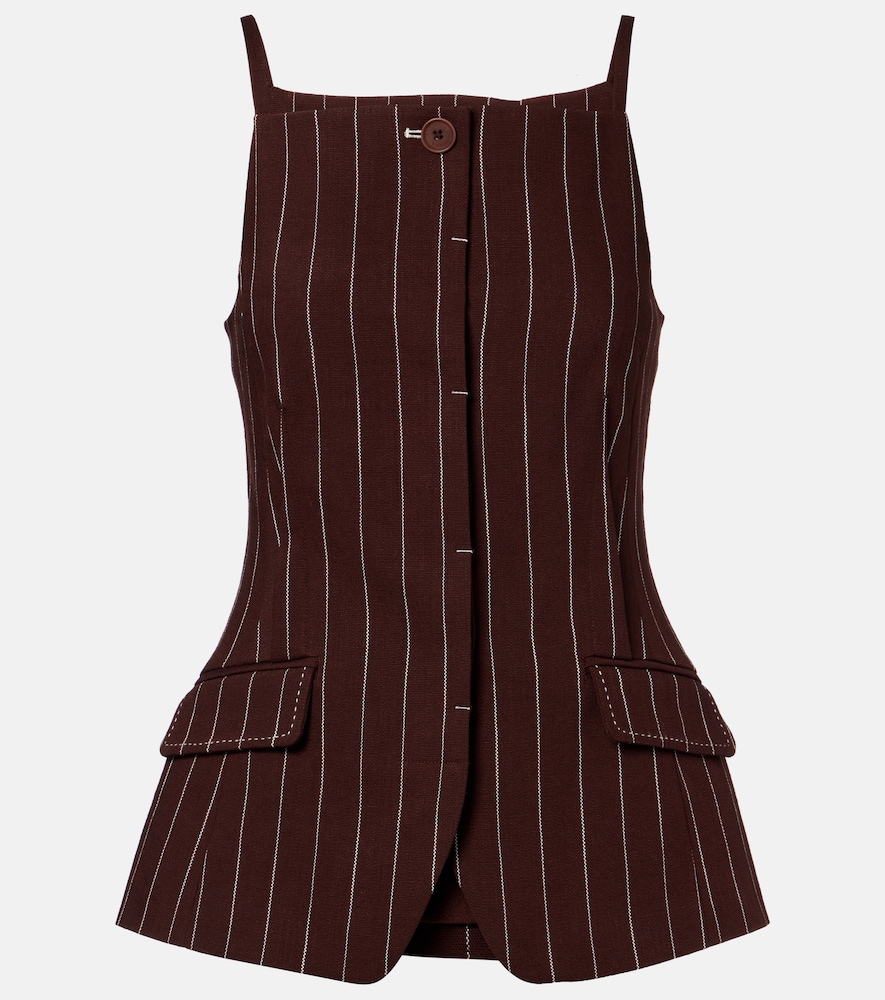 Simkhai Edie striped top