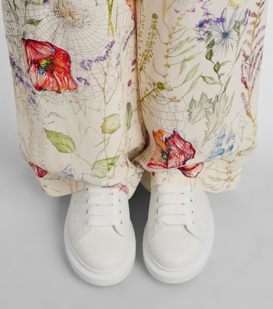 McQueen Oversized leather sneakers