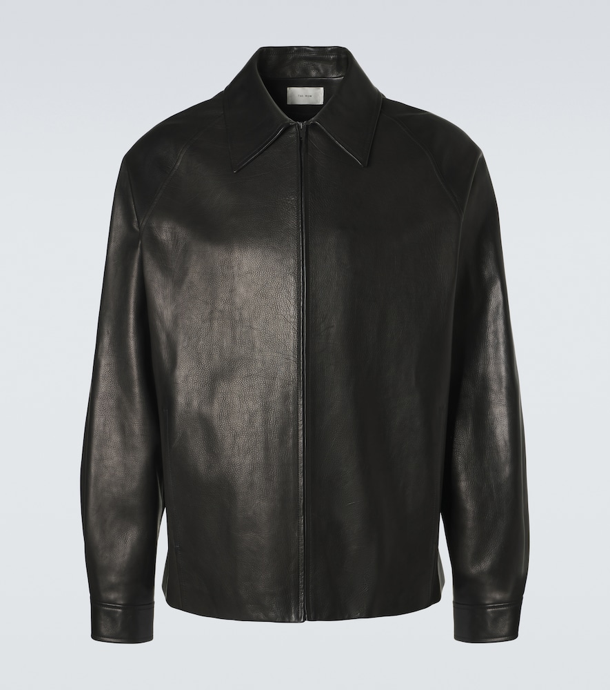 The Row Mount leather jacket