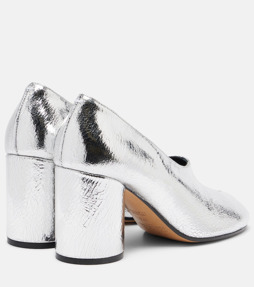  Maison Margiela Maison Margiela Pumps Tabi 80 Aus Metallic-leder 