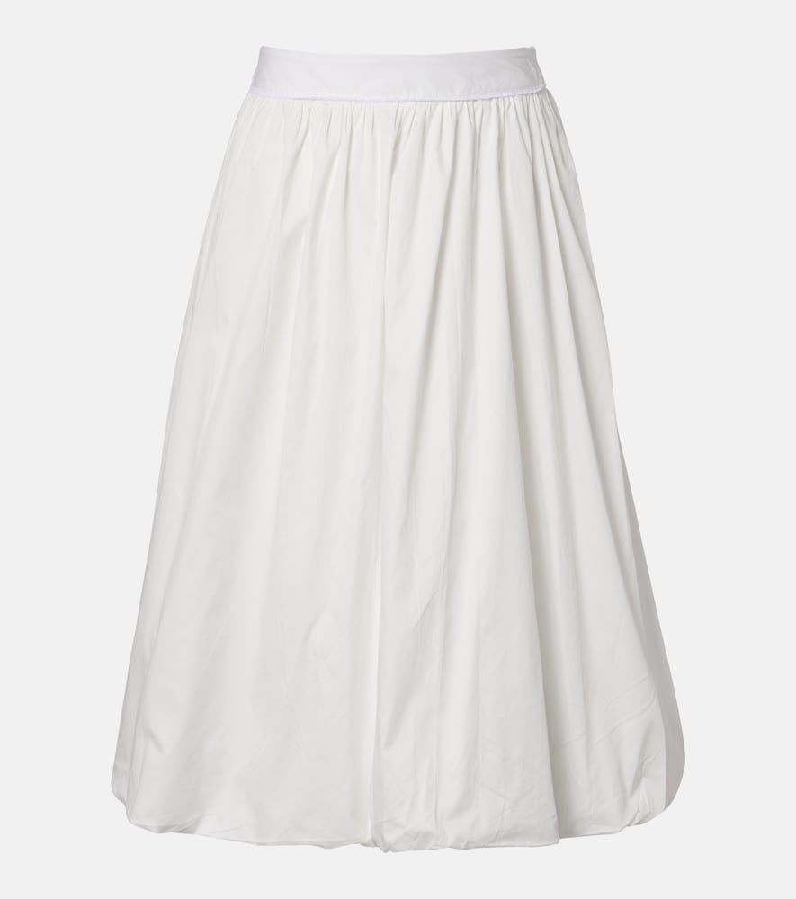 Bananhot Alba Cotton Poplin Midi Skirt