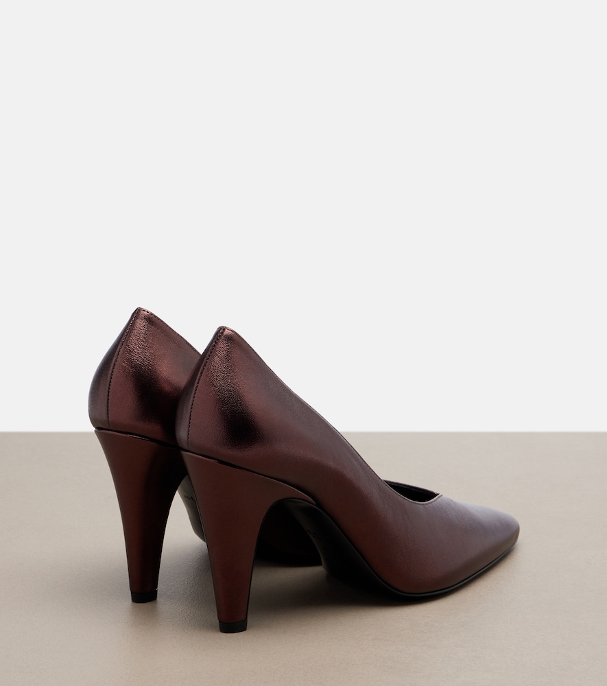  Alaia Alaïa Pumps Aus Metallic-leder 