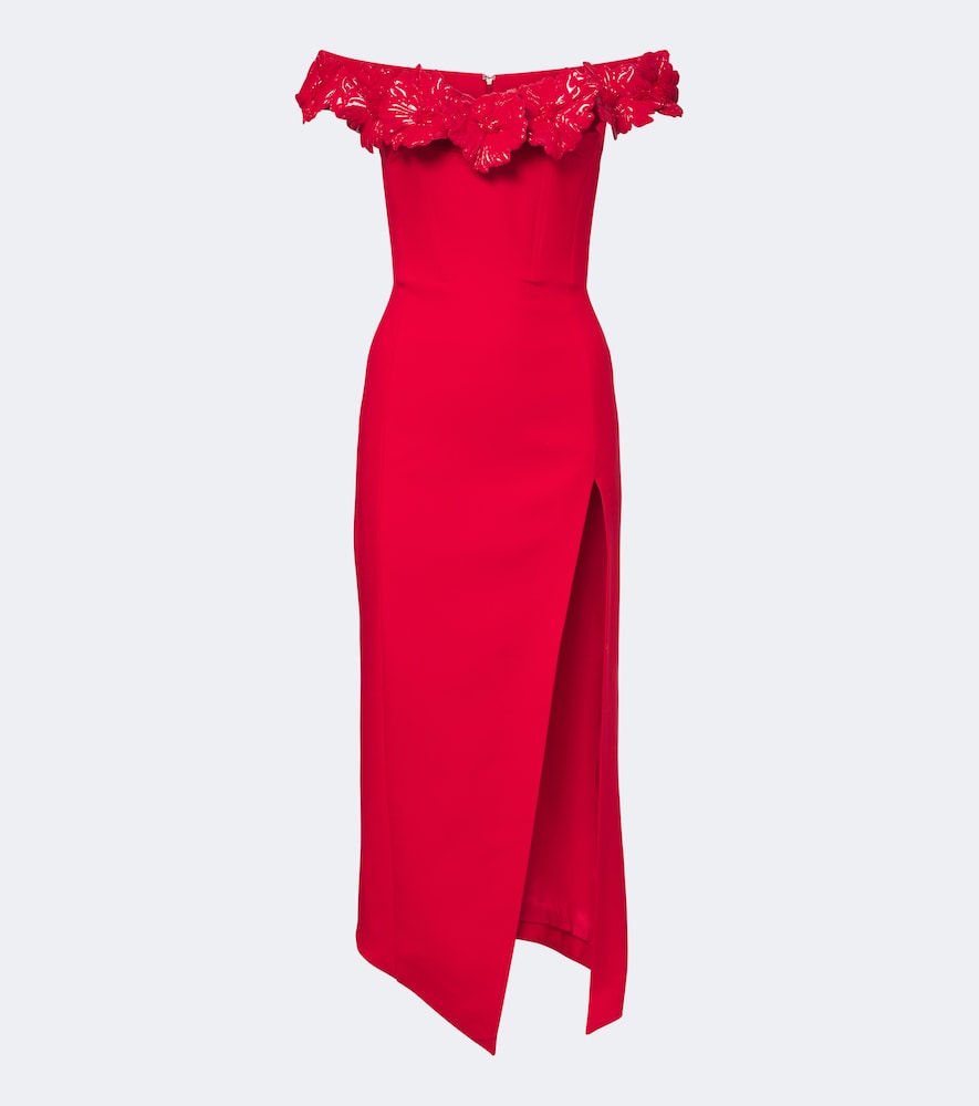 Abito bustier in misto lana