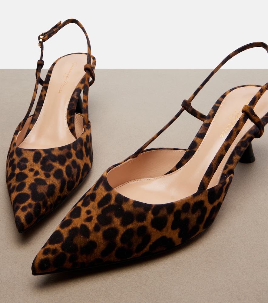  Gianvito Rossi Gianvito Rossi Slingback-pumps Ascent Aus Veloursleder 