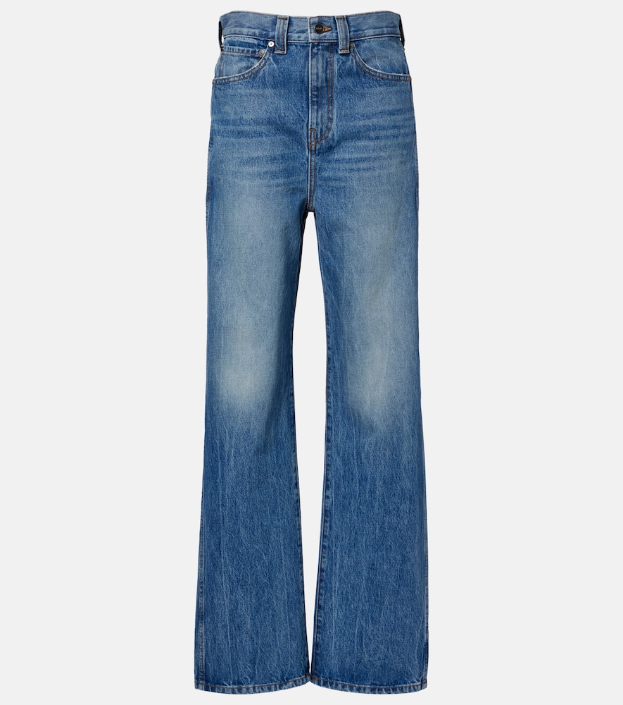 Khaite Women's Blue Bonnie Straight Jeans Size 28 - Mytheresa