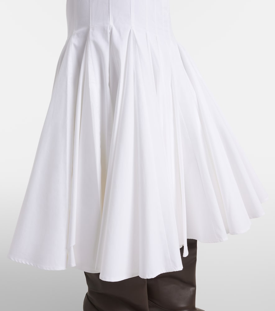  Jacquemus Jacquemus Agave Cotton Poplin Midi Skirt 