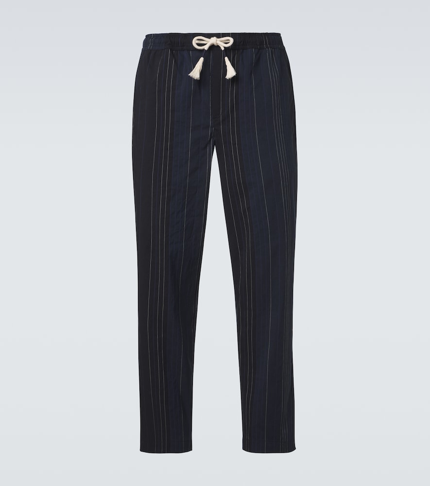 Pantaloni regular Sonoran in cotone a righe