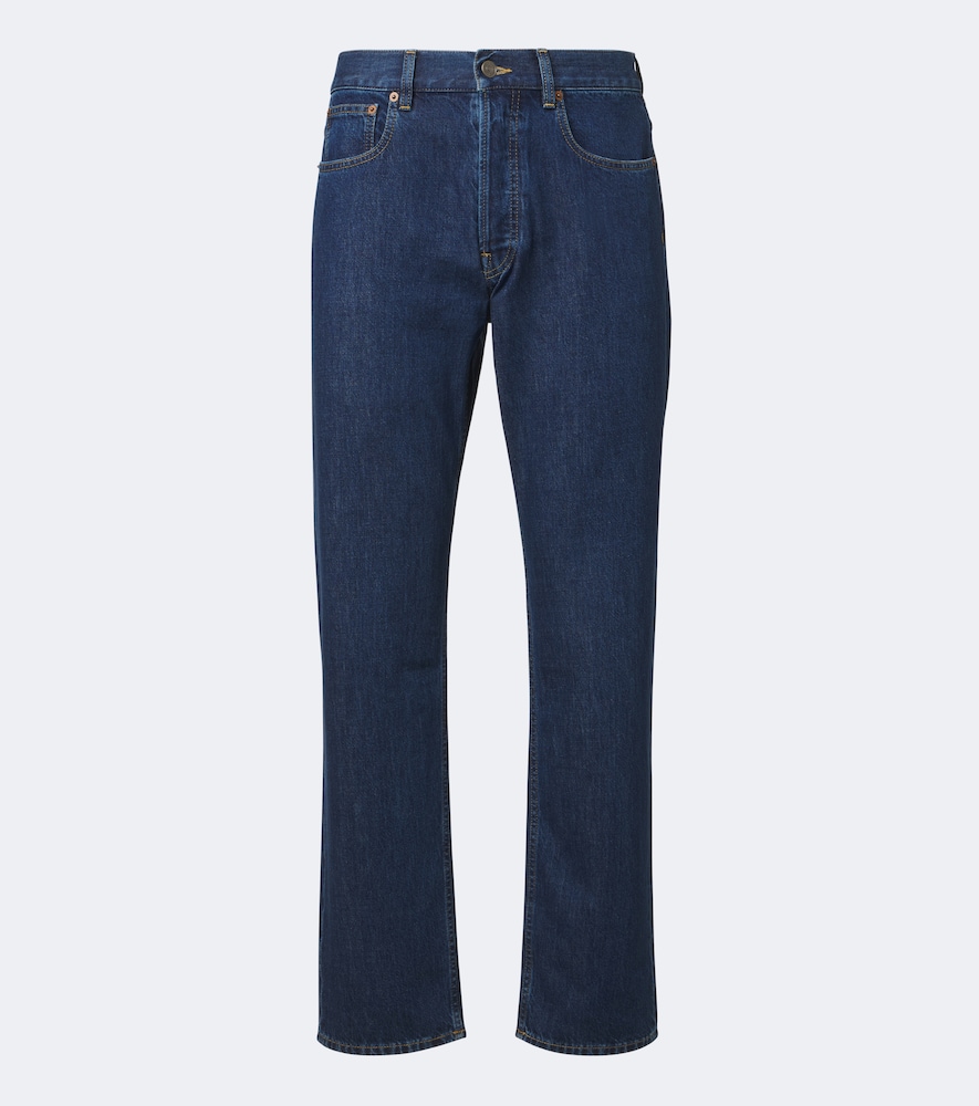 Valentino Men's Blue Vgold Straight Jeans Size 33 - Mytheresa