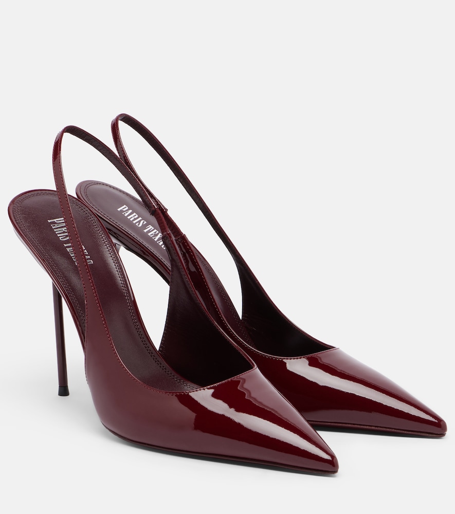 Paris Texas Lidia patent leather slingback pumps | Thumbnail 7 Paris Texas Lidia patent leather slingback pumps | Thumbnail 7