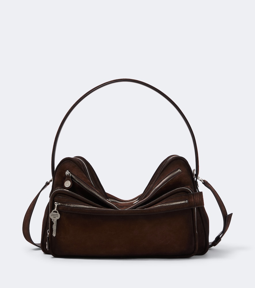 Borsa a spalla Camero in suede