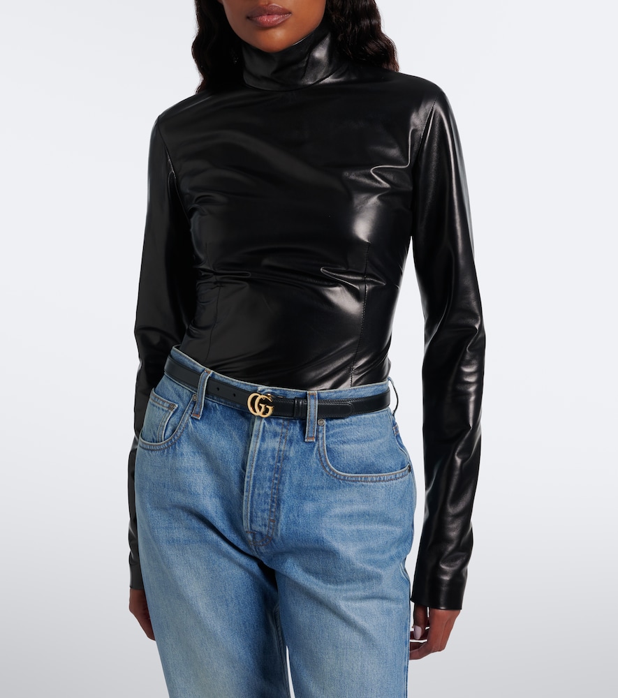 Leather Top