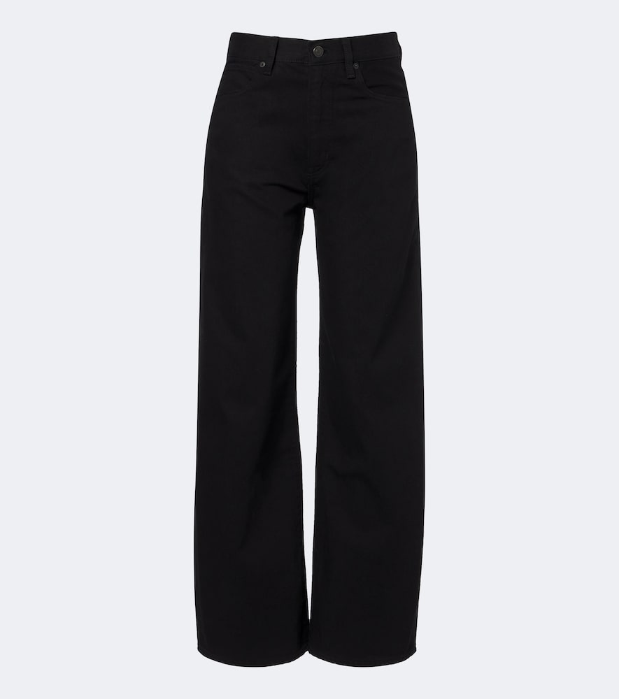 Jeans barrel con fiocco