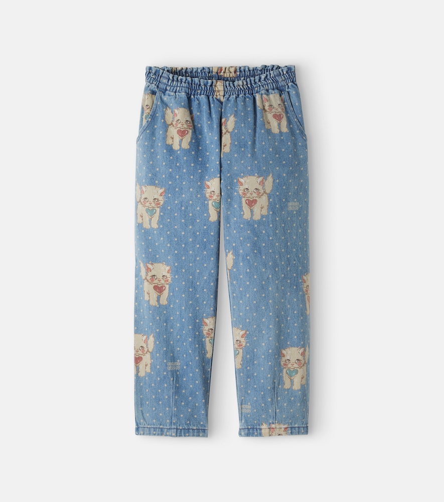 Konges Slojd Blue Magot Printed Straight Jeans Y Size 6 - Mytheresa