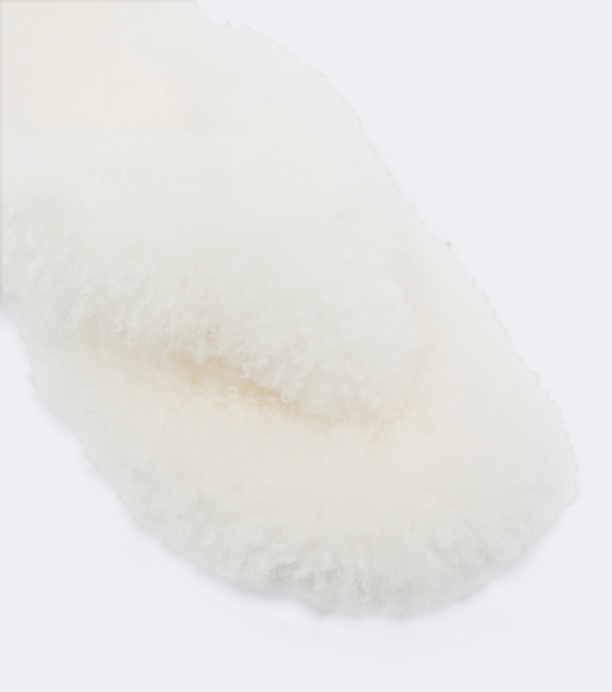 Home Shearling Thong Sandals
