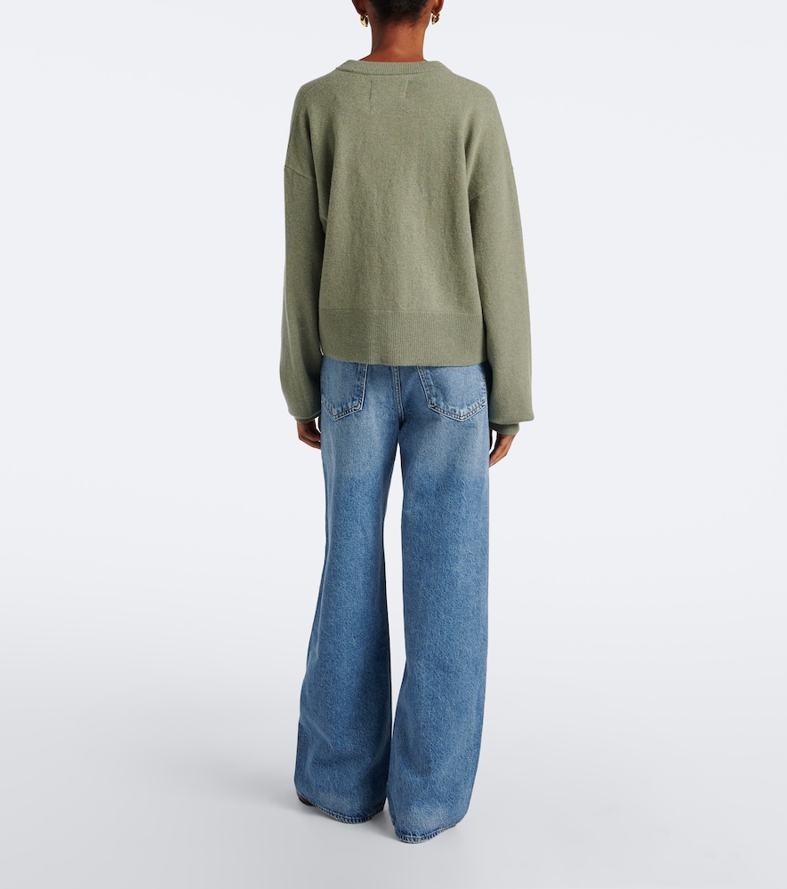 Low Curve Faded Wide- Leg