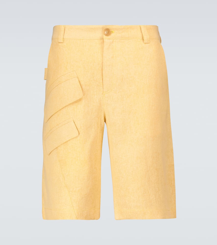 JACQUEMUS LE SHORT COLZA BERMUDA SHORTS,P00543658