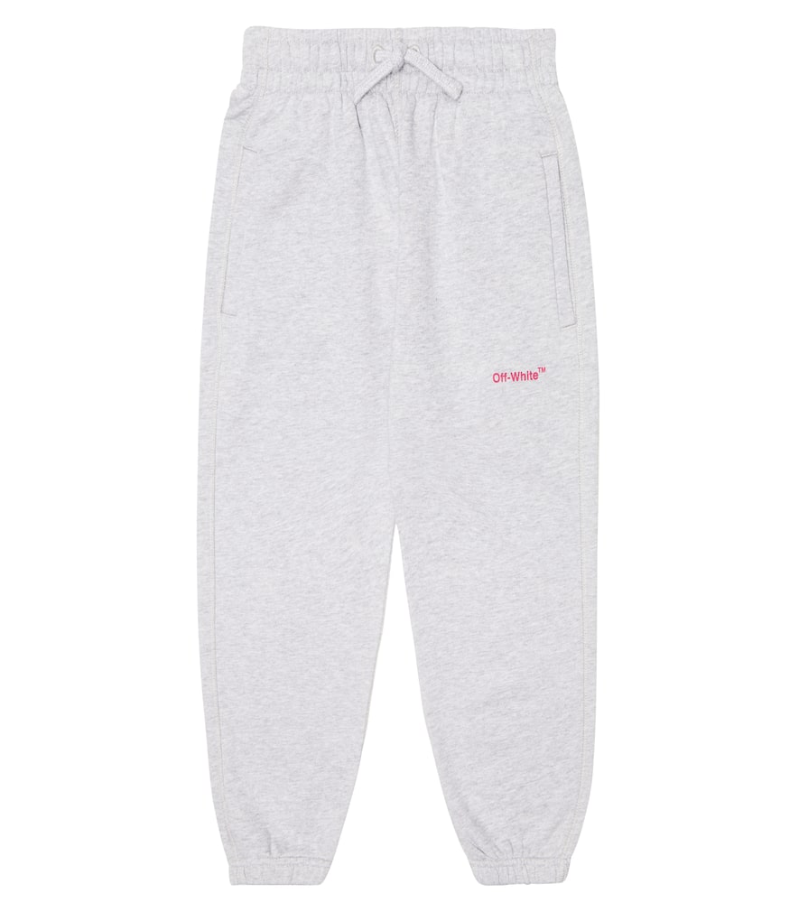 Off-White Kids Logo cotton sweatpants
