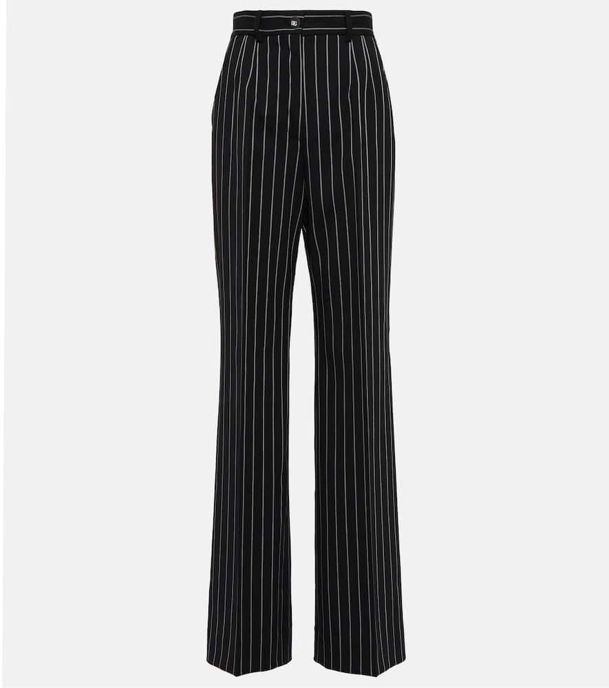 Dolce & Gabbana Pantalone High-rise Pants In Rigato