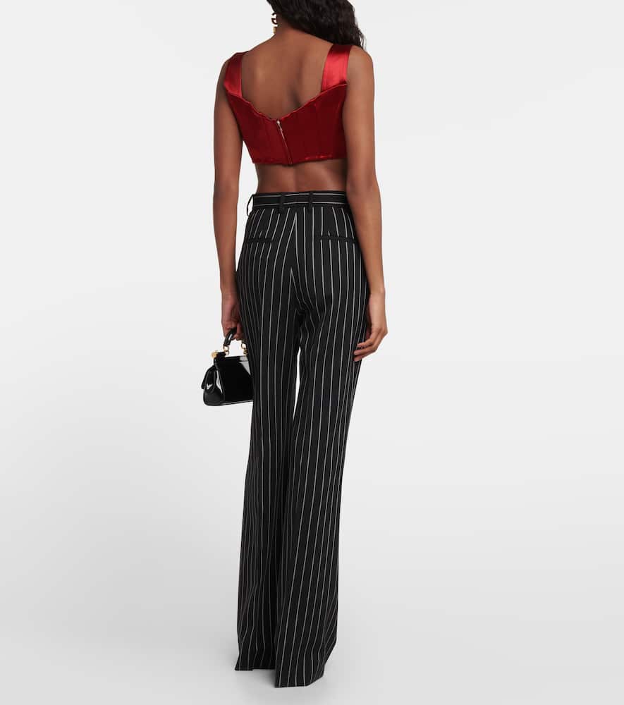 Dolce & Gabbana Pantalone High-rise Pants In Rigato