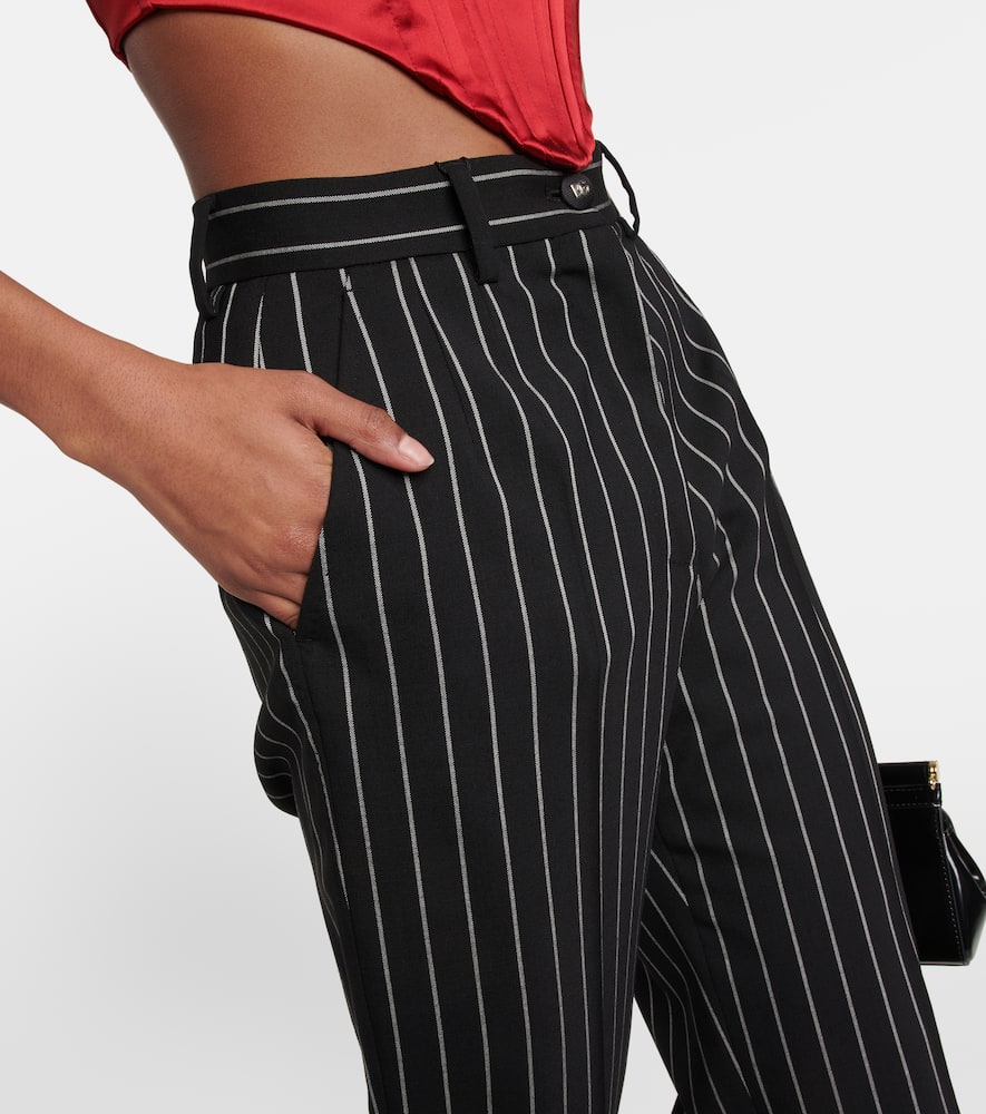 Dolce & Gabbana Pantalone High-rise Pants In Rigato