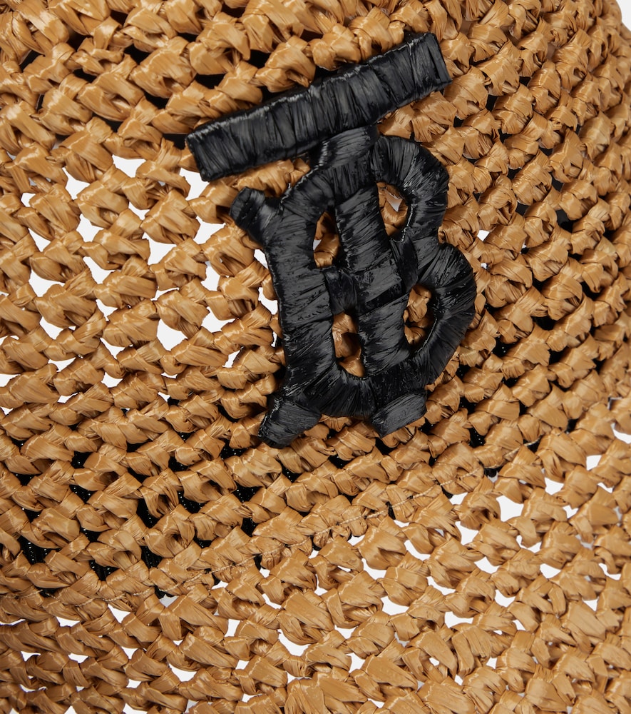 Burberry TB raffia-effect bucket hat | Smart Closet display picture 1
