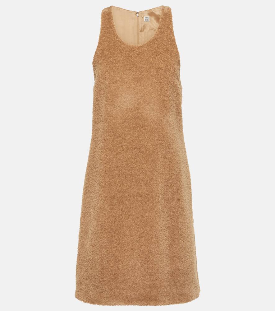 Toteme Wool and alpaca teddy minidress