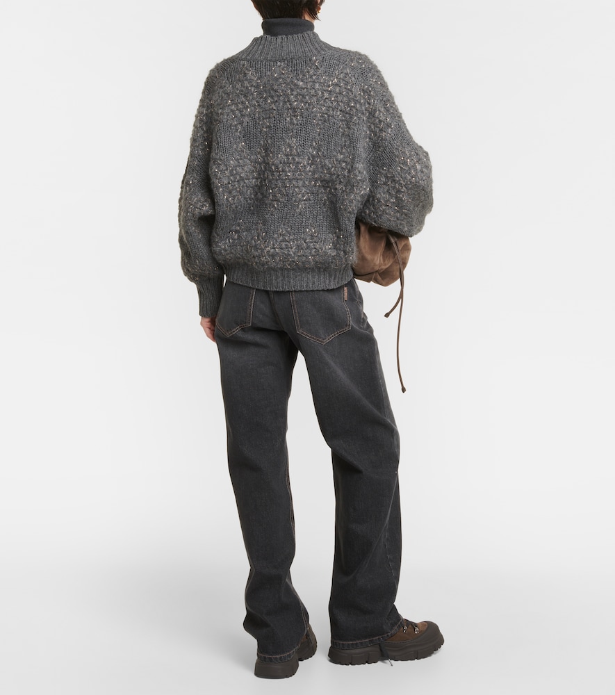  Brunello Cucinelli Brunello Cucinelli Cardigan Aus Wolle, Kaschmir Und Seide 