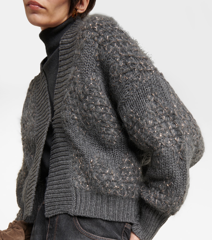  Brunello Cucinelli Brunello Cucinelli Cardigan Aus Wolle, Kaschmir Und Seide 