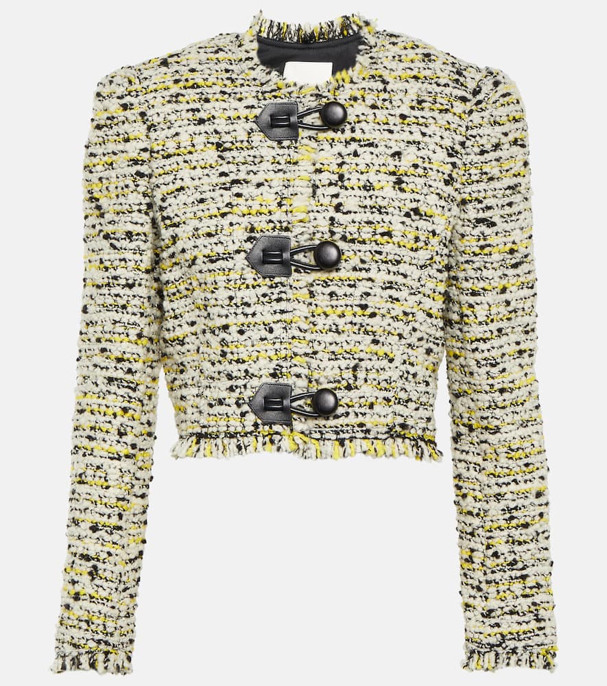 Gradilia cropped wool-blend jacket