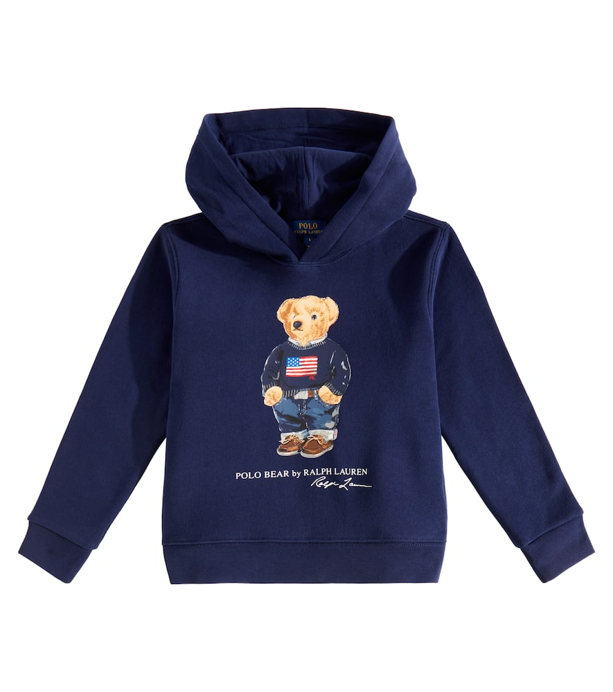 Polo Ralph Lauren Kids Polo Bear cotton-blend hoodie