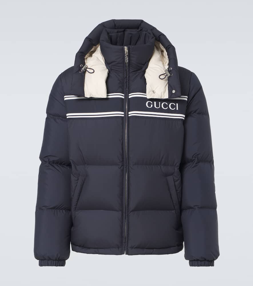 Logo down jacket