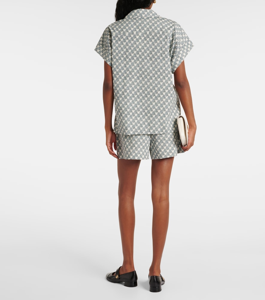  Tory Burch Tory Burch Bedrucktes Hemd Aus Popeline 