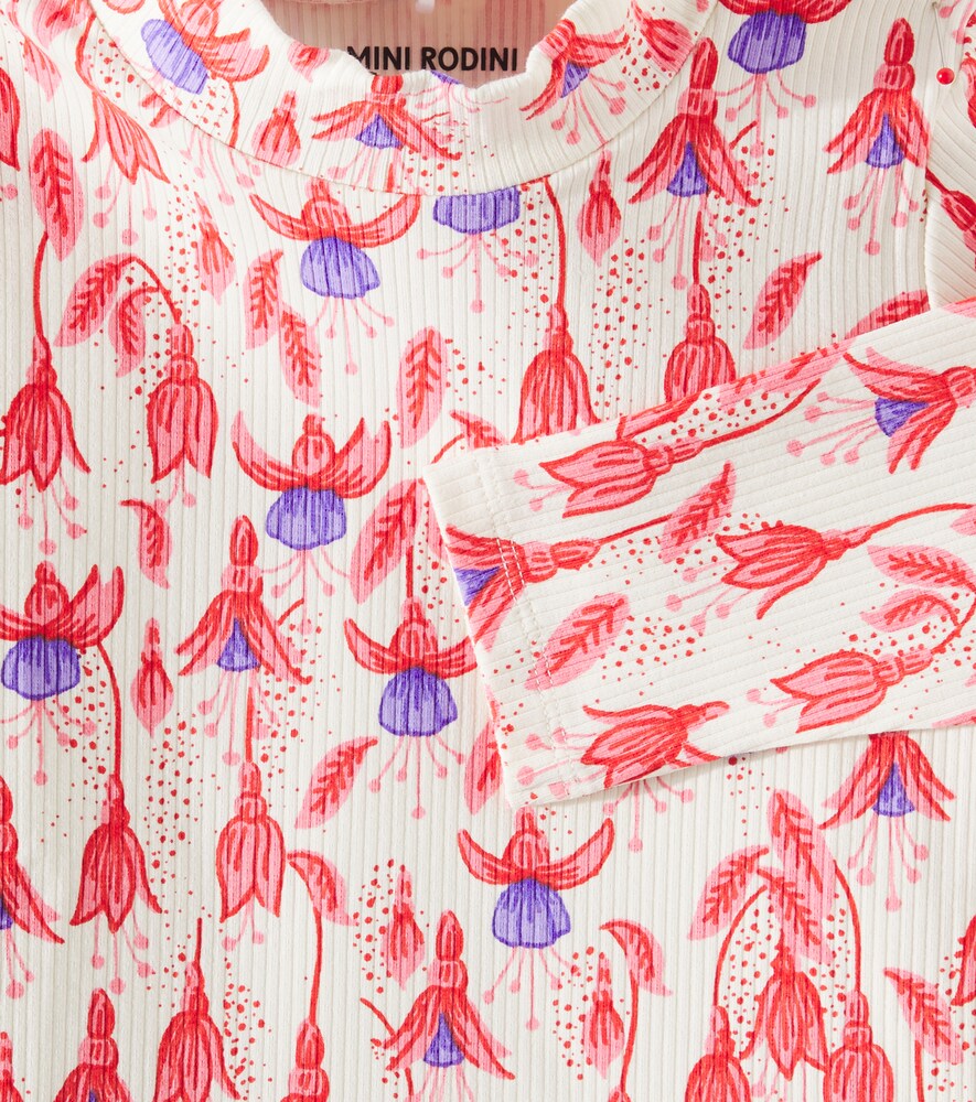  Mini Rodini Mini Rodini Top Fuchsia De Mezcla De Algodón 