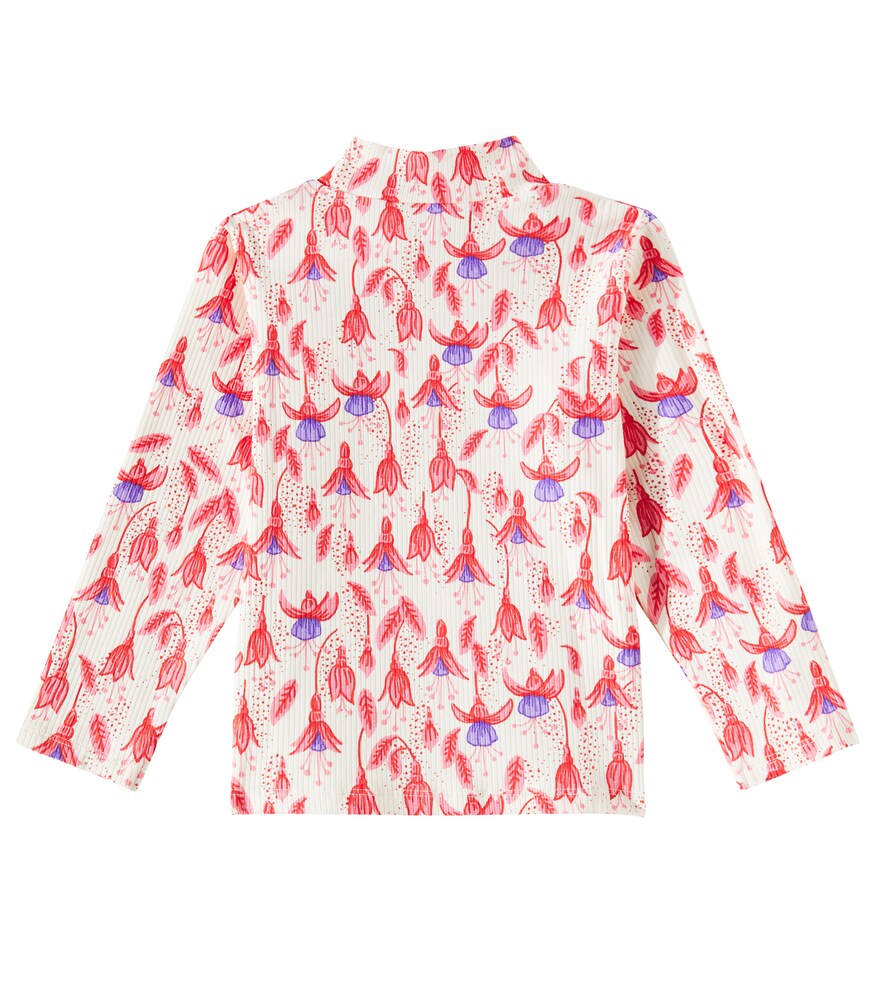  Mini Rodini Mini Rodini Top Fuchsia De Mezcla De Algodón 