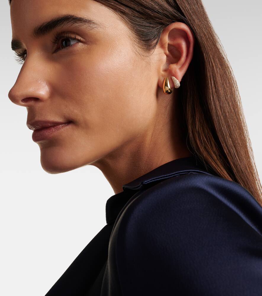 Anita Ko Claw 18kt Gold Earrings In Gold