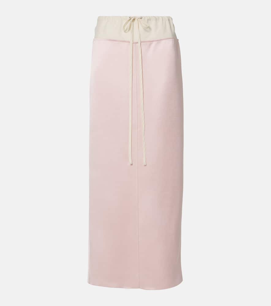Chet satin maxi skirt