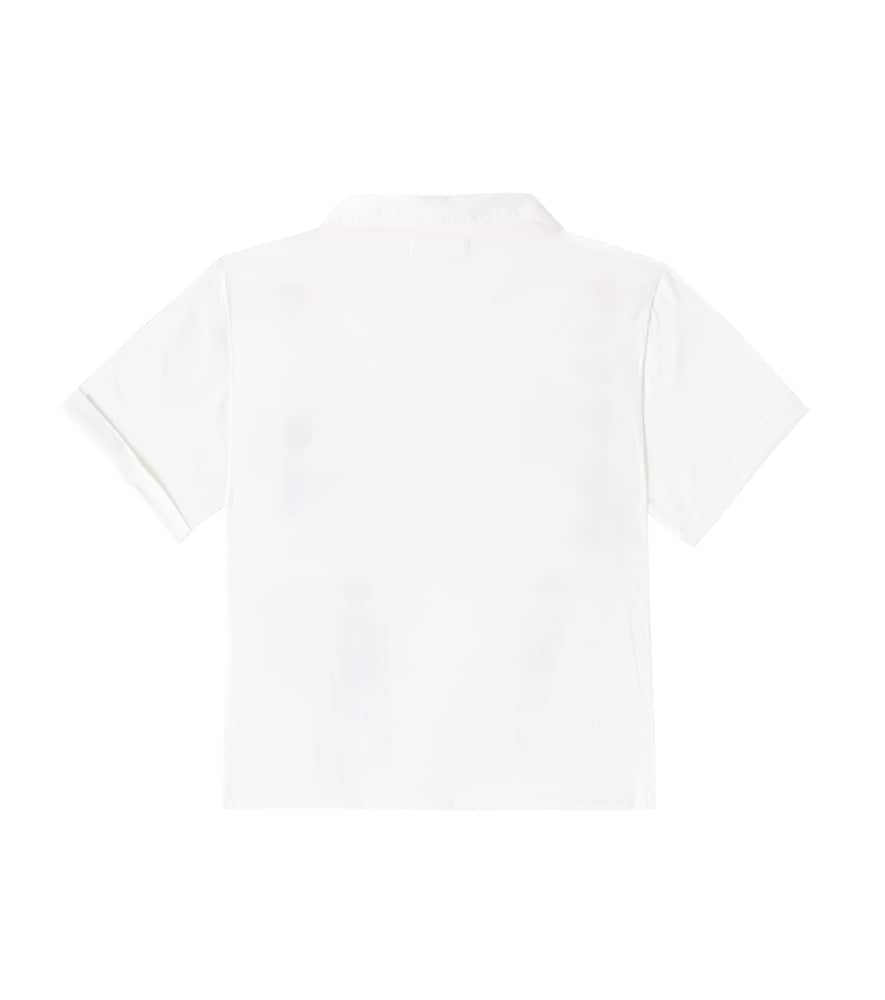 Shop Louise Misha Alova Floral Cotton Shirt In Weiss
