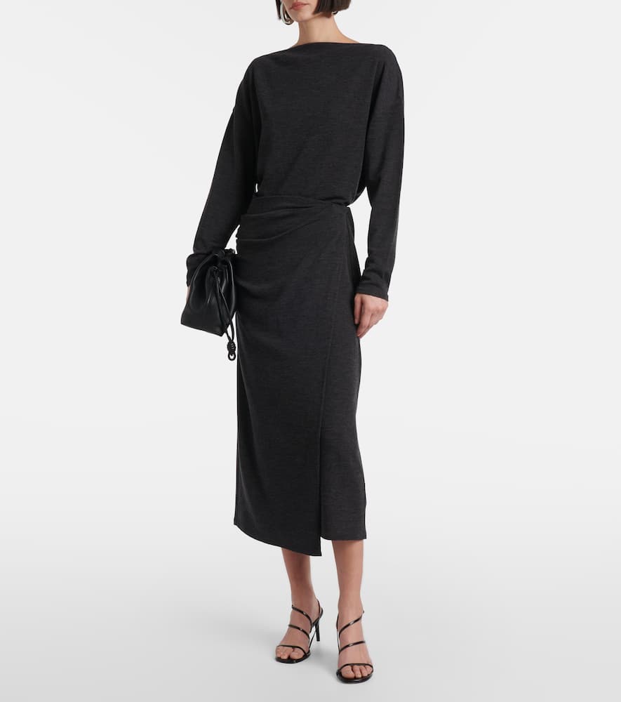Vince Draped Top In Gray