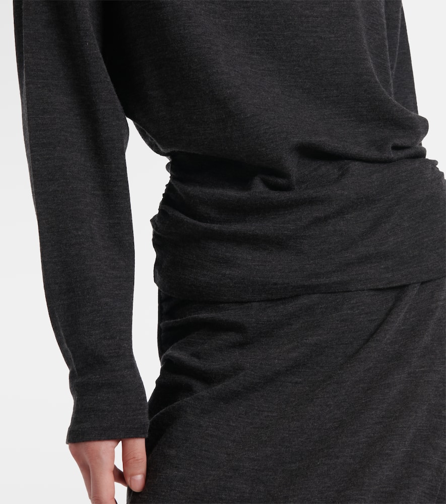 Vince Draped Top In Gray
