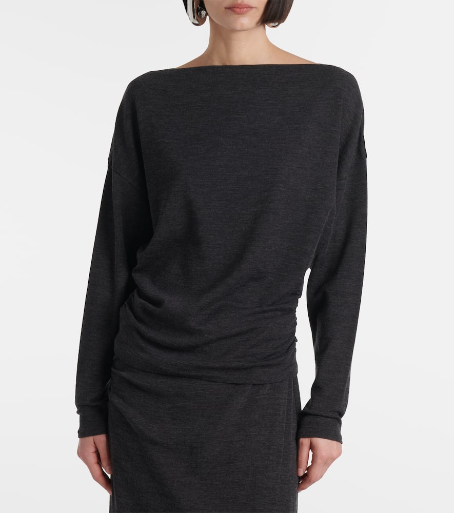 Vince Draped Top In Gray