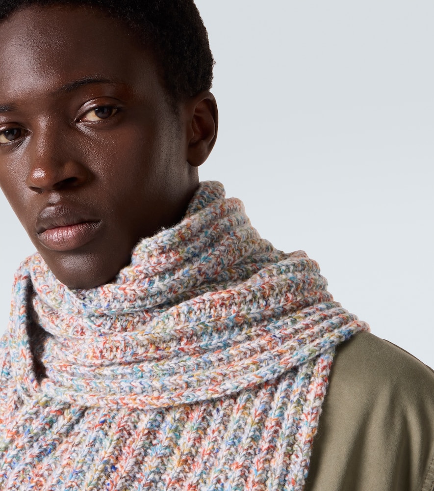  Loewe Loewe Wool And Cashmere-blend Scarf 