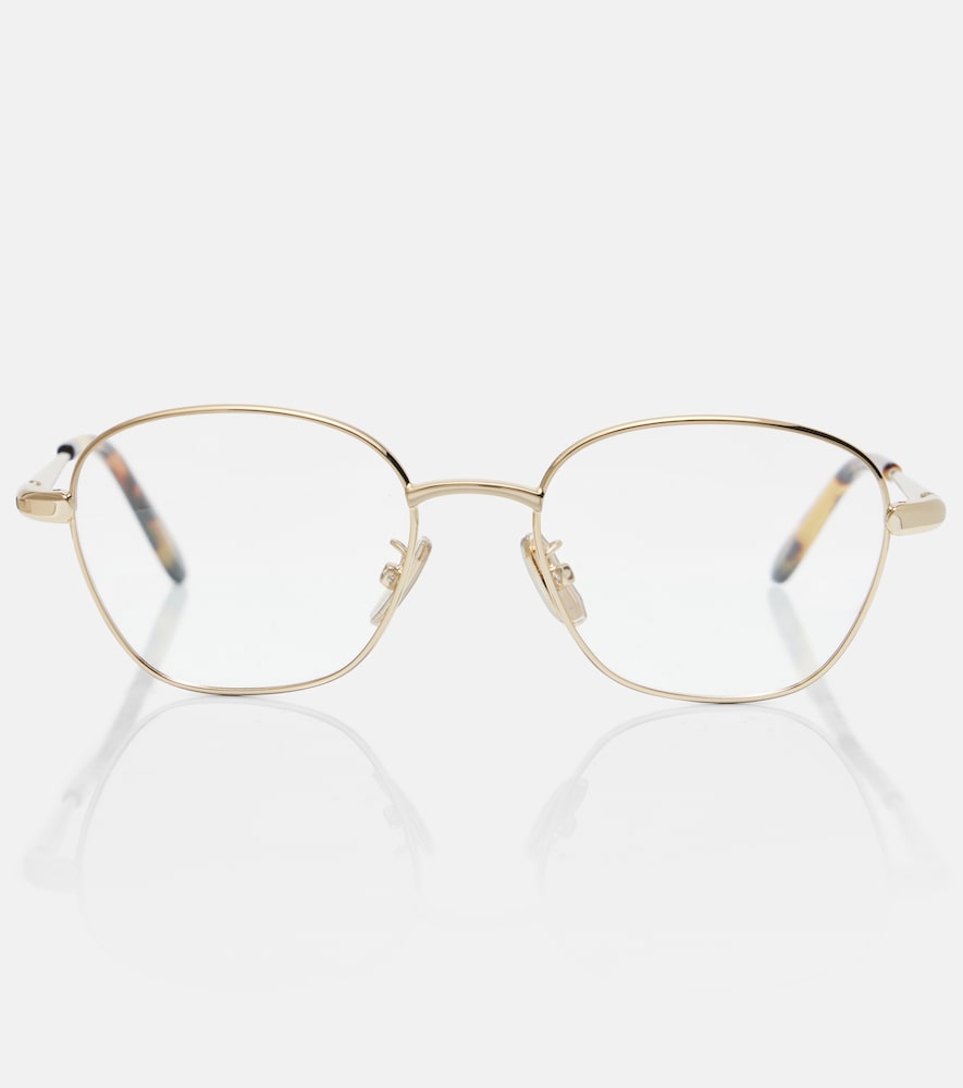 Loewe Slim square metal glasses