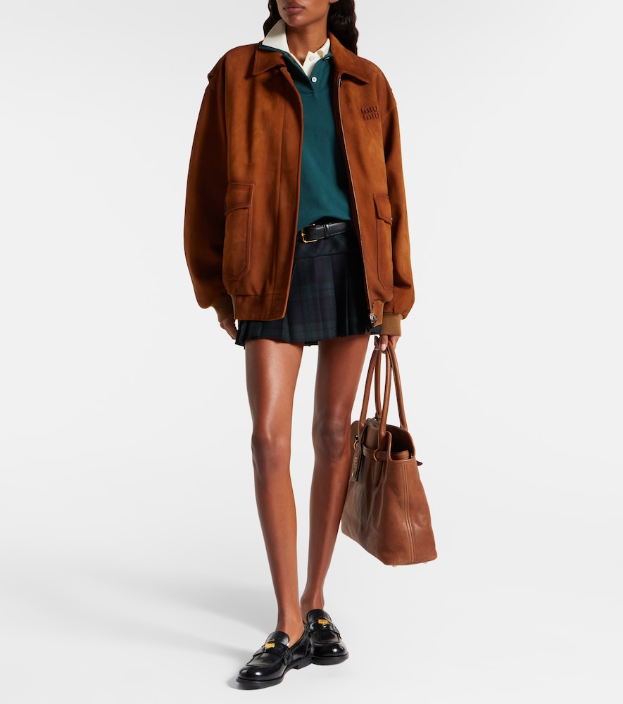  Miu Miu Miu Miu Minirock Aus Schurwoll-twill 