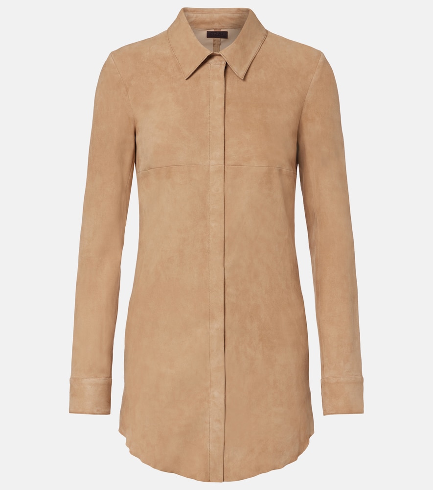 Stouls Geraldine Suede Shirt Dress