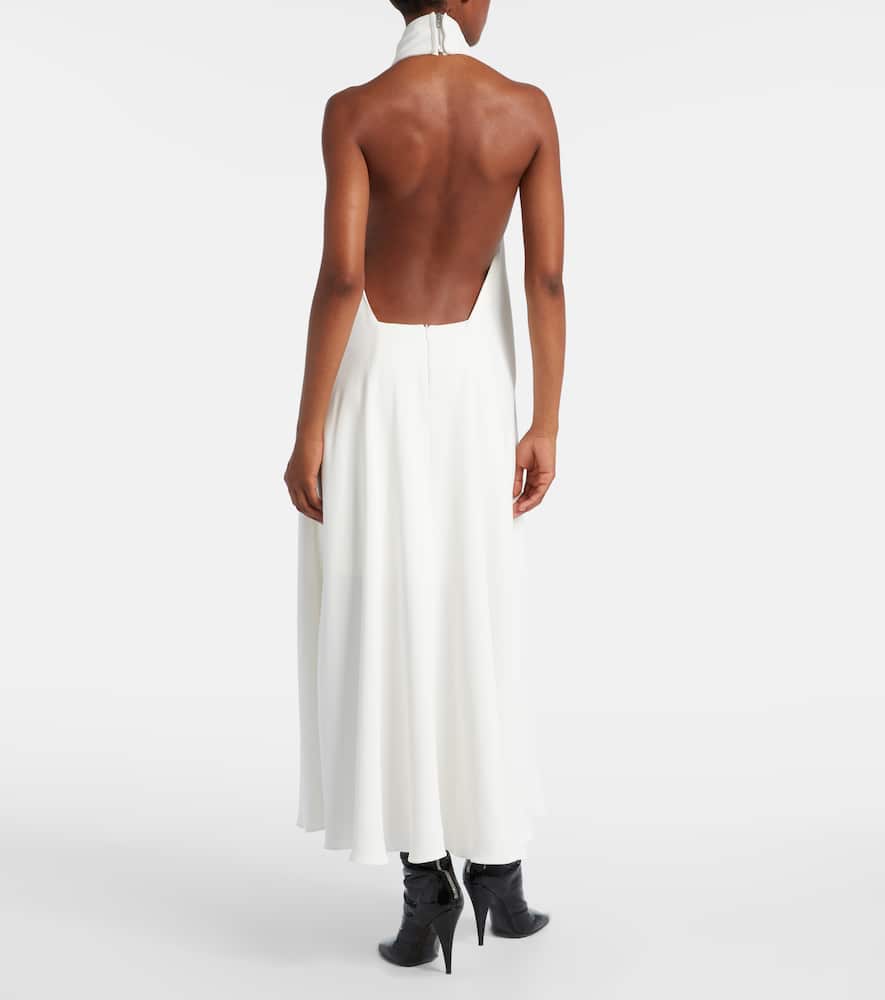 Givenchy Draped Maxi Dress In Red