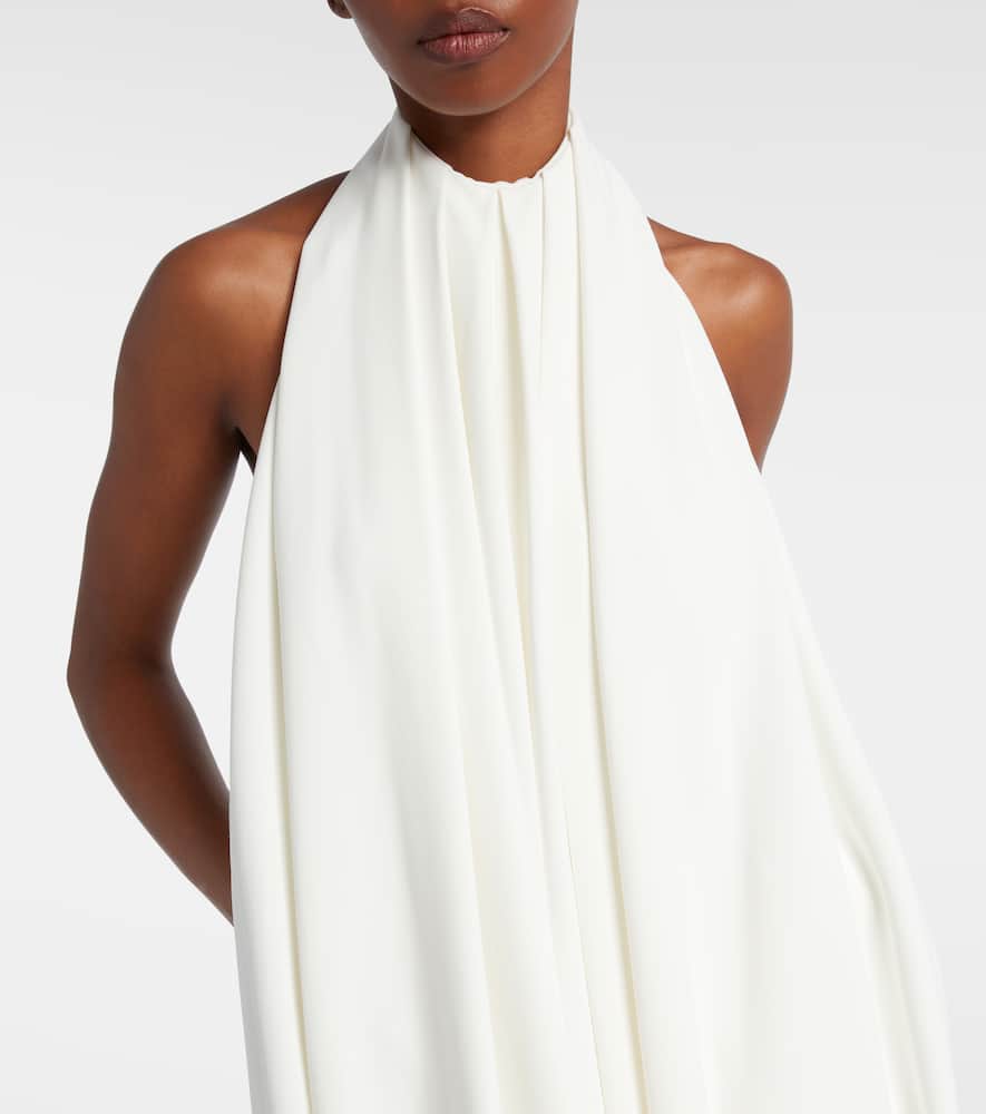 Givenchy Draped Maxi Dress In Red