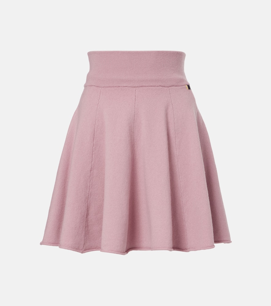 N°379 Girl cashmere-blend miniskirt